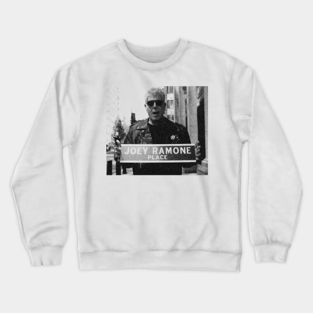 BLACK BOURDAIN PUNK ROCK PLEACE Crewneck Sweatshirt by neng